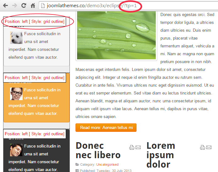 tp1 module position joomla